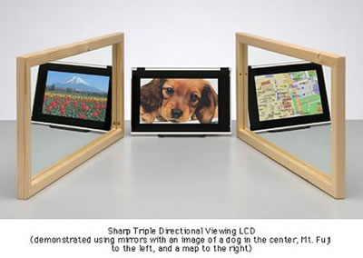 Sharp Triple Directional Viewing LCD