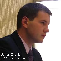 Jonas Okunis - Lietuvos studentų sąjungos prezidentas