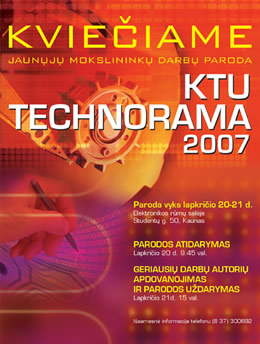 „KTU Technorama 2007“ – mokslo, technologijų ir menų sintezė