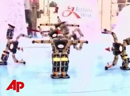 Robotai jau šoka breiką