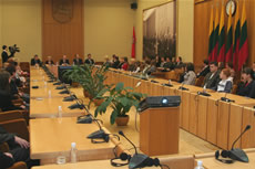 Moksleivių konkurso „Švari kalba –švari galva“ apdovanojimo šventė Seimo Konstitucijos salėje 2008 m. kovo 11 d.