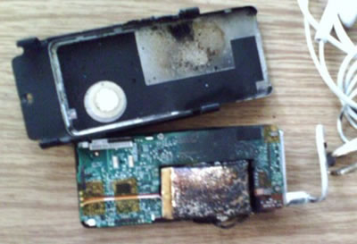 Po sproginėjusių „Mac“ degantys „iPod“?