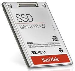 Viena pirmųjų „Sandisk“ SSD laikmenų