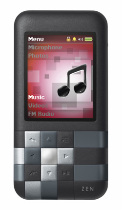„Creative“ pristato naują unikalaus dizaino MP3 grotuvą „Zen Mozaic“