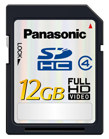 Optimalios įrašymo galimybės - naujos „Panasonic“ SDHC atminties kortelės