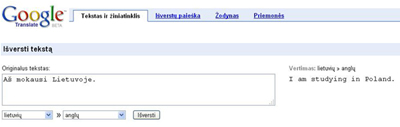Pirmiausia, matome, kad vertėjas neskiria Lietuvos nuo Lenkijos