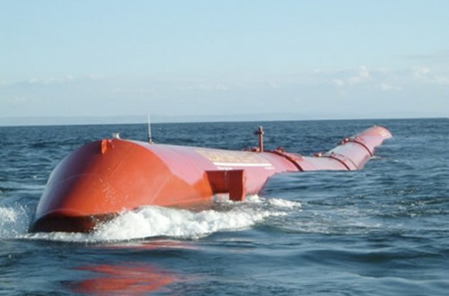 Vienas iš Pelamis jėgainės „sąstatų“