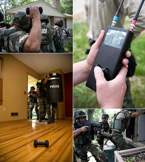 „Recon Scout“ naudojamas įvairiose policijos operacijose