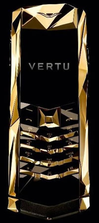 „Vertu“ sukūrė specialaus leidimo auksinį telefoną - „Boucheron 150“