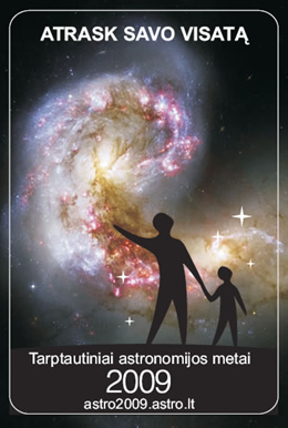 Atrask savo Visatą Tarptautiniais Astronomijos 2009-aisiais metais!