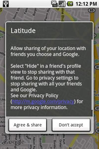 „Google Latitude“