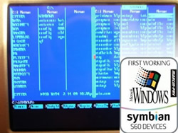 Eksperimentai: „Windows 95“ sistema veikia su S60 prietaisais 