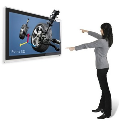 „iPoint 3D“ technologija - trimatis valdymas judesiais