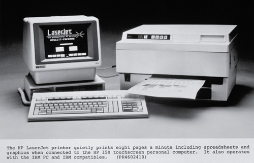 1984 m.  HP „LaserJet“ - pirmasis pasaulyje individualus lazerinis spausdintuvas