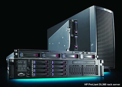 HP ProLiant DL360 rack server