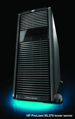 HP ProLiant ML370 tower server