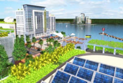JAV bus statomas 100 proc. saulės energija aprūpinamas miestas