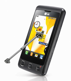 Daugiau nei 2 milijonai žmonių išbandė telefoną su lietimui jautriu ekranu LG KP500