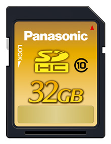 „Panasonic“ pradeda gaminti 10-tos klasės SDHC atminties korteles