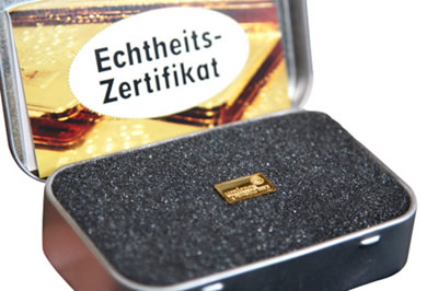 Aukso luitai arba monetos bus pakuojamos saldanių dėžutes primenančiose pakuotėse 