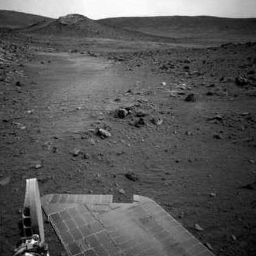 „Spirit“ pateko į Marso smėlio spąstus. NASA nuotr.