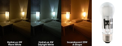 „HydraLux“ LED lemputė aušinama vandeniu