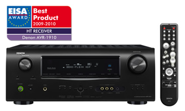 „Denon AVR-1910 EISA“ specialistai karūnavo Europos 2009-2010 metų namų kino resyveriu