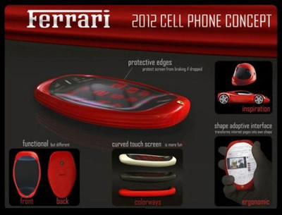 „Ferrari“ telefonas iš 2012 metų