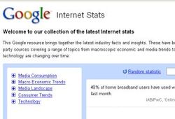 „Google“ internete atidarė statistikos centrą
