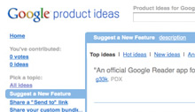 „Google“ pristigo idėjų?