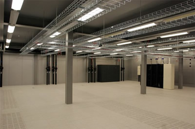 Naujojo duomenų centro serveriams skirtos patalpos