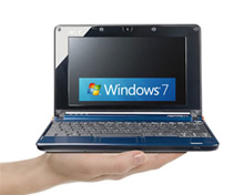 „Windows 7“ sutrumpina autonominį „netbook“ kompiuterių veikimą