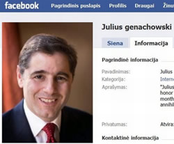 JAV ryšių komisijos vadovas „spam‘ino“ „Facebook‘e“