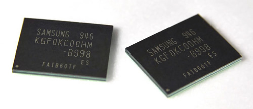 „Samsung“ 64 GB integruota atmintis „moviNAND“