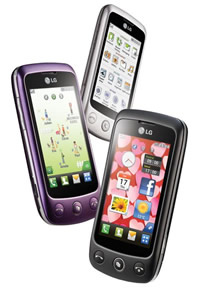 „LG Cookie Plus“ – nauji 3G telefonai su sensoriniu ekranu
