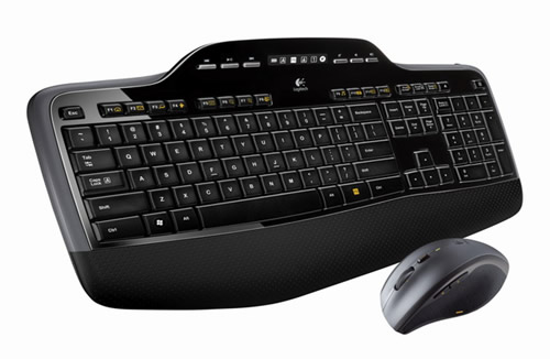 „Logitech“ pristatė belaidį klaviatūros ir pelės komplektą „Wireless Desktop MK710“