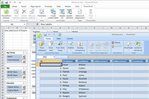 „PowerPivot for Excel 2010“