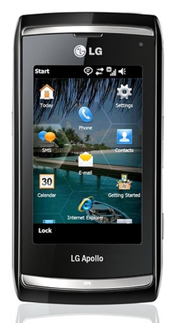 Pirmuoju telefonu „Windows Mobile 7“ pagrindu taps „LG Apollo“?