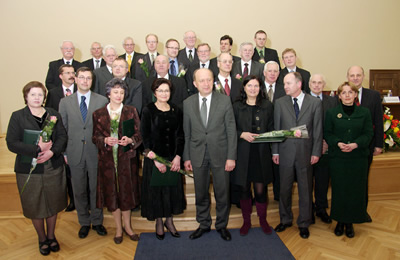 Apdovanoti 2009 m. Lietuvos mokslo premijų laureatai