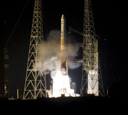 „Delta IV“ startuoja iš Cape Canaveral paleidimo aikštelės „Launch Complex 37B“