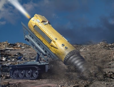 Pentagonas kurs požeminį robotą-bombą