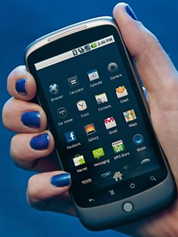 „Nexus One“ ekranas – 392 x 653 taškų raiškos, ne 480 x 800