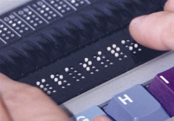 Brailio rašto „klaviatūra“