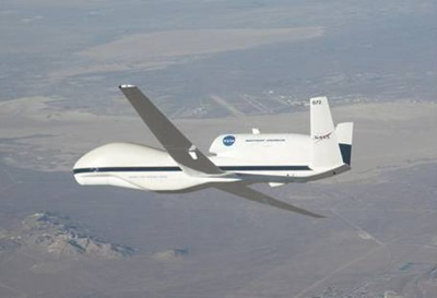 Naujasis NASA „Global Hawk“ UAV