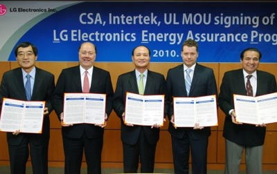 LG pasirašė bendradarbiavimo sutartį dėl energijos efektyvumo testavimo produktuose