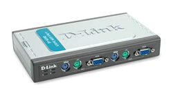 „D-Link DKVM-4K“ – tai 4 prievadų KVM perjungėjas su PS/2 ir VGA prievadais