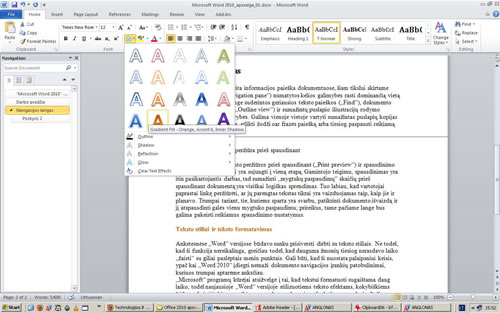 „Microsoft Word 2010“ – pirmieji įspūdžiai