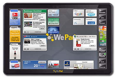 Vokietijos bendrovės „Neofonie“ sukurtas planšetinis kompiuteris „WePad“