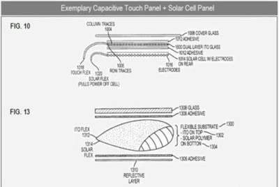 „Apple“ siūlo montuoti saulės baterijas į sensorinius ekranus