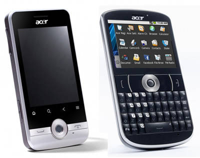 „Acer“ pristatė „beTouch E120“ ir „E130“ išmaniuosius telefonus